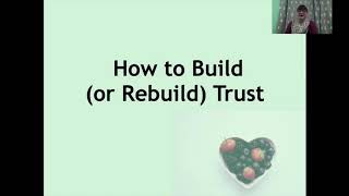 Building Trust via "BRAVING"