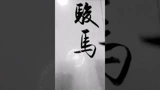 这个字写得好，这字可以，有个性，，原来是这样行笔，你写对了吗？，