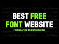 20 Best Free Font Websites for Graphic Designers