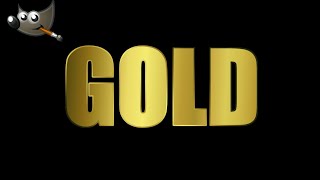 How to Make Golden Text Effect in Gimp - gold text effect in gimp