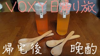 VOXY 日帰り旅 38−7 帰宅後 晩酌