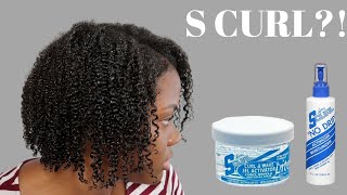 I Tried S Curl Gel Activator on my 4c Natural Hair...