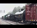 csx q410 rocky mount nc 01 06 2025 rainy monday afternoon mixed train