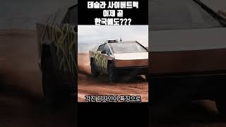 요즘 심심찮게 보이는 테슬라 사이버트럭! 국내에는 언제쯤?? #automobile #자동차 #전기차