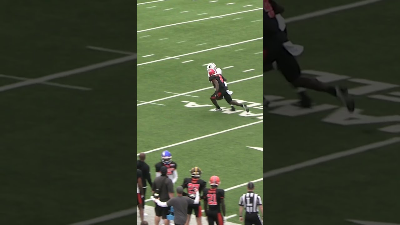 Michigan State WR Jayden Reed Dominated The Senior Bowl W/ TD's Like ...