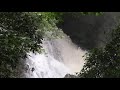 水煙の上がる沢柳の滝