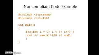 IIITD Secure Coding C++ Rule: MSC50-CPP; MT14009