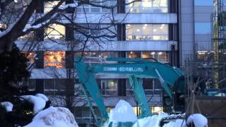 KOBELCO SK200   The 65th Sapporo Snow Festival Odori Park 2014 第65回さっぽろ雪まつり 大通会場