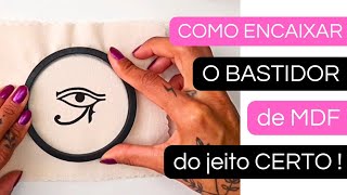 Leticia Itamara | MELHOR DICA- Aprenda a como encaixar o bastidor de MDF de forma SIMPLES