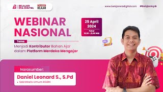 Webinar ! Menjadi Kontributor Bahan Ajar dalam Platform Merdeka Mengajar