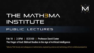 The Finger of God: Biblical Studies in the Age of Artificial Intelligence, by The Math3ma Institute