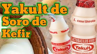 COMO FAZER YAKULT CASEIRO DE SORO KEFIR (Gio Chef)