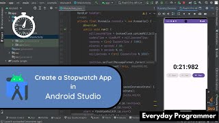 How to Create a Stopwatch App in Android Studio