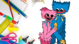 How to draw Kissi Missi and Hugi Wugy/ Nice drawing step by step/