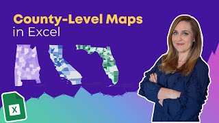 How to Make a County Level Map in Microsoft Excel