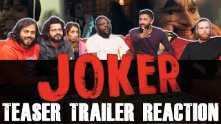 Joker Teaser Trailer Reaction