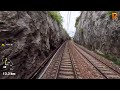 cab ride trieste venice mestre venice–trieste railway italy train driver s view in 4k