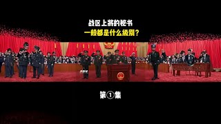 战区上将的秘书，一般都是什么级别，任职需要哪些特殊的要求？