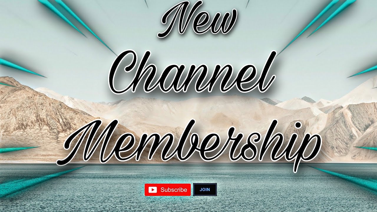 Youtube Membership Intro Youtube