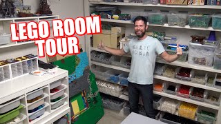 Tour a LEGO Superfan's Studio Packed with Bricks!