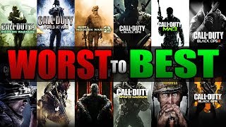 Ranking Every Call of Duty Game From WORST to BEST (Multiplayer)