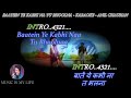 Karaoke with lyrics, Baaten Ye Kabhi Na Tu Bhoolna
