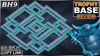 NEW BH9 Base 2021 with Replay | Best Builder Hall 9 Base Copy link | Clash of Cl