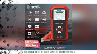 Lancol Micro 500 12V Car Battery Tester 40-3000 CCA Lithium Battery Test Lead Acid Battery Analyzer