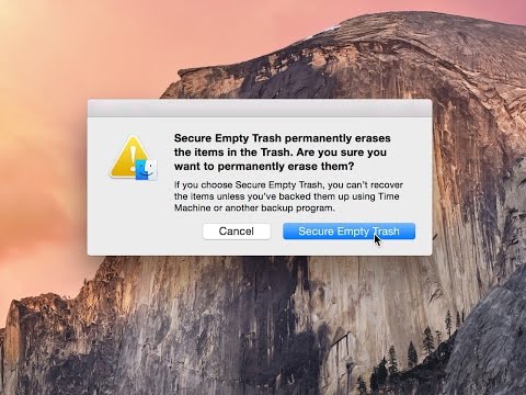 Mac Tip: Empty Trash vs Secure Empty Trash Mac Tip: Empty Trash vs Secure Empty Trash