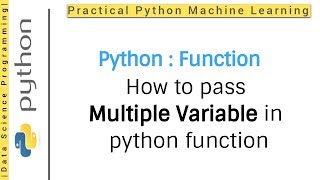 Python Tutorial 5 - Function | How to pass multiple variable in python function
