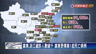 武漢肺炎－武漢肺炎疫情 中國境內確診逾3萬1千例 死逾630人－民視新聞