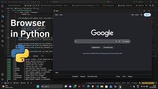 How to Build a Web Browser in Python with pybindcef #python | Chromium Embedded Framework #browser
