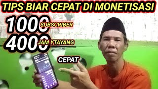 cara cepat dapatkan 1000 subscriber dan 4000 jam tauyang