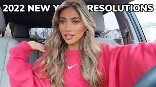 2022 New Years Resolutions // a message to my future self