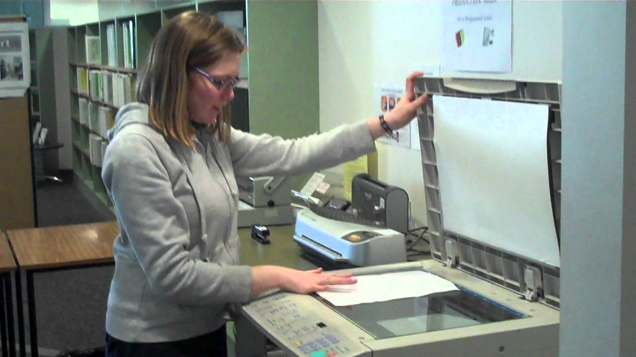 How To Use A Photocopier Youtube