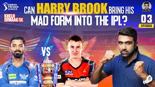 Can Harry Brook Bring his Mad form into the IPL? | SRH vs LSG Khelo Dimaage Se | Dream 11
