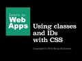 17 CSS Used with Classes and IDs