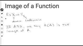 Finding the Image of a Function