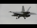 f a 18スーパーホーネットnf203 nf402 nf410のアプローチと着陸＠2016.05.20の厚木基地