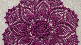 Crochet Mandala PALIN   Rows 1-7