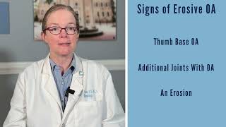 Osteoarthritis of the Hand with UNC Rheumatologist Dr. Amanda Nelson. Episode 2: Erosive Hand OA