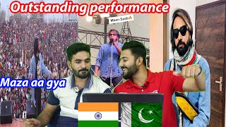 Naar by Babu mann outstanding performance in Dirba || pakistani reaction