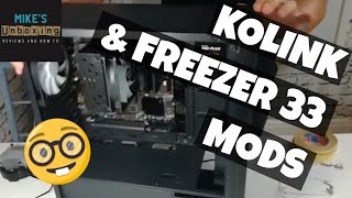 Kolink Stronghold Mod And Freezer 33 Matt Black Mod Filmed On Huawei P10 Lite