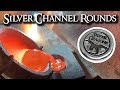 How I Make My Hand Poured Silver Channel Rounds