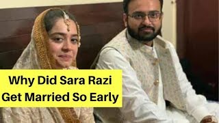 Why Did Sara Razi Get Married So Early | Desi TV