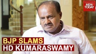 BJP Slams Kumaraswamy Over Claim On Mangaluru Airport Bomb Scare