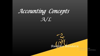Accounting Concepts -A/L