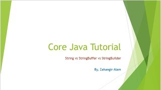17. Core Java - String vs StringBuilder vs StringBuffer with live coding (Bangla Tutorial)