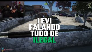 LEVI FALOU TUDO DE ILEGAL PRA ELA \\ MELHORES MOMENTOS LIVE DO CORINGA GTA RP