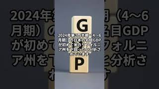 日本経済、GDPで韓国に抜かれ、カリフォルニア州にも及ばない現実 #日本経済 #GDP #財務省